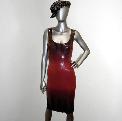 Vestido Plein Sud ombré longitud media secuencia venganza excelente estado talla 38/6 Foto 1 de 4