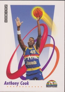 1991-92 Skybox #69 Anthony Cook Denver Nuggets Basketball Card - Picture 1 of 1