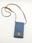 TOMMY HILFIGER Julia logo  women's phone crossbody bag wallet - CHARCOAL BLUE