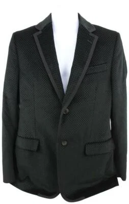 Chaqueta formal para fumar Gucci grande de terciopelo negro diamante para hombre 125 g27 Foto 1 de 4