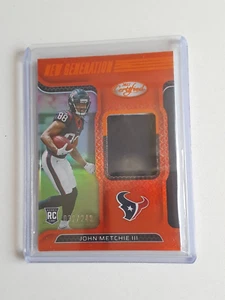 2022 CERTIFIED JOHN METCHIE III ROOKIE NEW GENERATION JERSEY SP#32/249-TEXAN - Picture 1 of 1