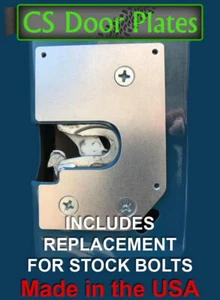 Dodge Ram Van (B) 85-96 FRONT PASSENGER door latch repair & reinforcement plate - Bild 1 von 8