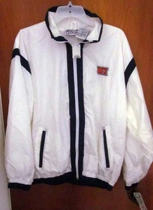 ILLINOIS embroidery College Spirit nylon jacket Fighting Illini med windbreaker - Picture 1 of 4