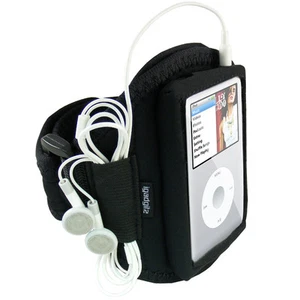 Noir Brassard Sport pour Apple iPod Classic 80gb 120gb 160gb Armband Jogging Gym - Imagen 1 de 6