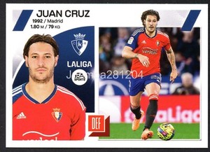 JUAN CRUZ #10 CA OSASUNA CROMO LA LIGA ESTE 2023-24 PANINI 23/24
