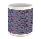 Ambesonne Flower Garden Ceramic Coffee Mug Cup for Water Tea Drinks, 11 oz