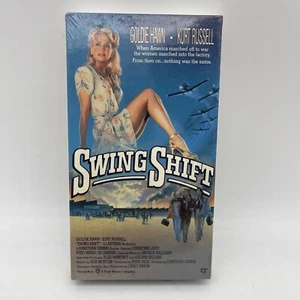 Swing Shift VHS 1984, 1990 Goldie Hawn Kurt Russell New Sealed Watermarks - Picture 1 of 7