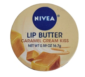 Nivea Lip Butter Caramel Cream Kiss New Sealed Scuffed Exterior 0.59 oz - Picture 1 of 2