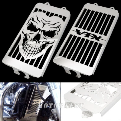 Protector de rejilla de cubierta de radiador "VTX" para Honda VTX 1300C/R/S/T 2003-09 08 07 06 05 Foto 1 de 4