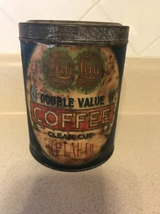 RARE H.P. LAU CO. Coffee Tin Lincoln, Nebraska - Picture 1 of 7