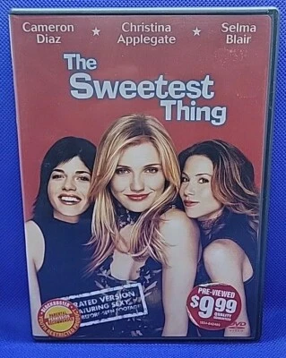 The Sweetest Thing DVD, Unrated, Blockbuster, 2003, Cameron Diaz - VERY GOOD - Image 1 of 3