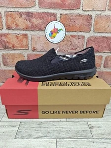 Skechers GOwalk Classic Dazzle 2 Black Women's Size 9 Slip-On Mesh Shoes NIB - Picture 1 of 10