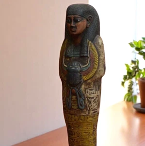 RARE ANCIENT EGYPTIAN ANTIQUES OF ANTIQUE PHARAONIC STATUE OF EGYPTIAN USHABTI - Picture 1 of 10