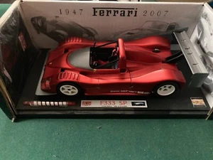 Hot Wheels ELITE Ferrari F333 SP Diecast 1:18 60th Limited Edition Rare - Picture 1 of 9