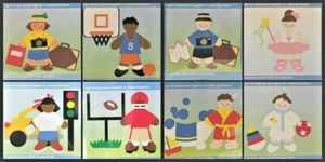 EK Success - Large PAPERKINS - Collectable Paper Dolls - Embellish Scrapbook  #3 - Picture 1 of 10