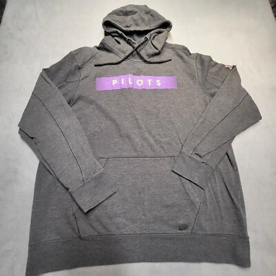 Sudadera con Capucha New Era DLS Pilots Para Hombre 2XL Gris Manga Larga Pullover Sudadera Foto 1 de 4