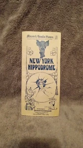 Antique 1909 New York Hippodrome Brochure - Picture 1 of 9