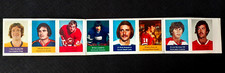 ERIC VAIL / YVON LAMBERT 1974-75 LOBLAWS NHL ACTION STAMPS UNCUT PANEL     51793