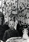 Foto vintage Urss, Richard Sorge a 8 anni con il padre, stampa 24x18 cm