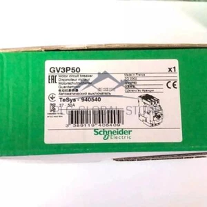 ONE Schneider GV3P50 TeSys GV3 Circuit Breaker Thermalmagnetic New . - Picture 1 of 1
