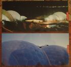 3 Postcards Eden Project Biomes Cornwall Long cards