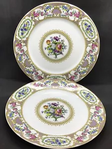 Andrea by Sadek 18th.c Inspired Sevres Collection Pair Serving Plates 10.5" MINT - Picture 1 of 10