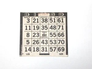BINGOPAPIER Karten Blatt 1 auf Singles schwarzer Rand - 200 Blatt - Bild 1 von 2