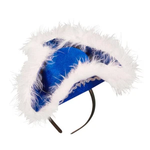 Funkenmarie Minihut Garde - blau - Funkenmariechen Fascinator - Bild 1 von 3
