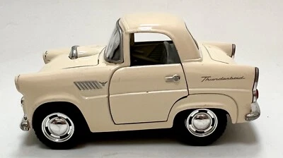 Ford Thunderbird 1955 Kinsfun coche diecast juguete blanco roto detallado KT4022 EN MUY BUENA CONDICIÓN+ Foto 1 de 4