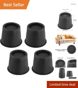 Möbelerhöhungen 4 Stück 10cm robust bis 990kg höhenverstellbar für Bett Sofa ... - Bild 1 von 9