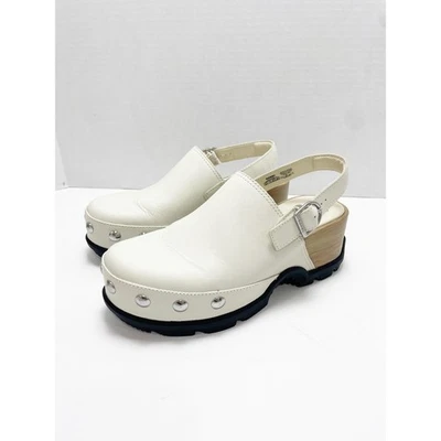 Sorel Roam’n Clog RVT Women's Clog White Studded Sling Back 9.5 - Image 1 of 4