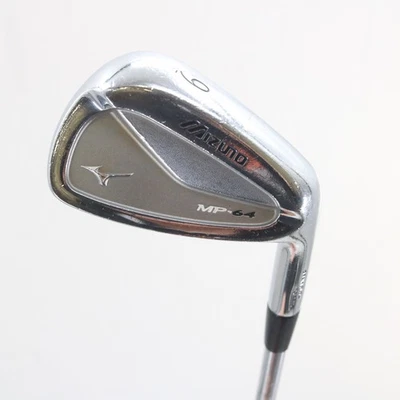 Mizuno MP-64 MP 64 Individual 9 Iron Steel 6.0 Stiff Flex Right-Handed P-150924 - Image 1 of 4