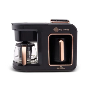 Hatır Plus Mod 5 in 1 750ml Tea/Filter Coffee & Turkish Coffee Maker Black - Picture 1 of 24