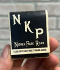 Vintage 1940s Nickel Plate Road Railway Railroad - FULL Matchbook