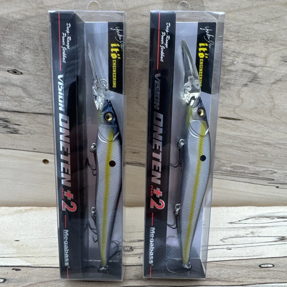 Megabass Ito Vision 110 ONETEN 2 USA Suspending Bass Jerkbait Shad