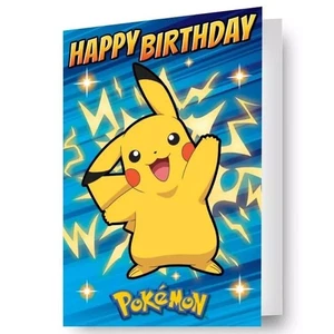 Pokemon Pikachu 3D Lenticular Birthday Card Official Merchandise - NEW UK - Picture 1 of 1