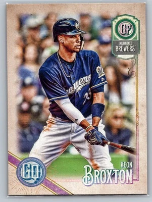 Keon Broxton 2018 Topps Gypsy Queen #279 Milwaukee Brewers Baseball Card - Image 1 of 2