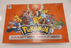 POKEMON MASTER TRAINER BOARD GAME PARTIALLY COMPLETE 2005 HASBRO MILTON BRADLEY - Picture 1 of 9