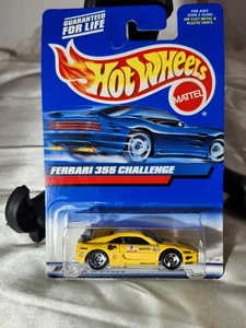 Hot Wheels Ferrari 355 Challenger (2000) Mattel Yellow Toy Car #162 - Picture 1 of 8
