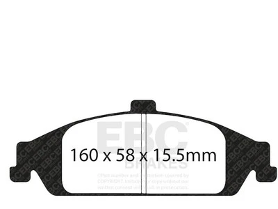 Juego de pastillas de freno delanteras para Oldsmobile Alero 1999-2004 2000 2001 2002 2003 ZM589QJ Foto 1 de 4