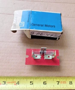NOS HEATER BLOWER MOTOR RESISTOR 1965-75 CHEVY CHEVELLE MALIBU +MONTE CARLO OLDS - Picture 1 of 3