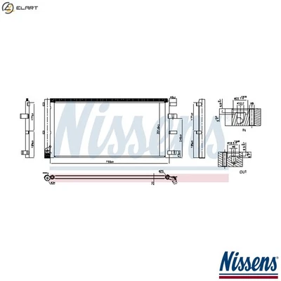 CONDENSER AIR CONDITIONING 940829 FOR FORD TRANSIT/V363/Van/Platform/Chassis - Image 1 of 4