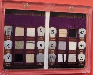 Babe Ruth BAT CARD #2/8 Mickey Mantle JERSEY Aaron Judge JETER Gehrig DIMAGGIO - Picture 1 of 6