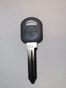 Gm B104-PT Transponder Key Blank Made in the USA - Picture 1 of 2