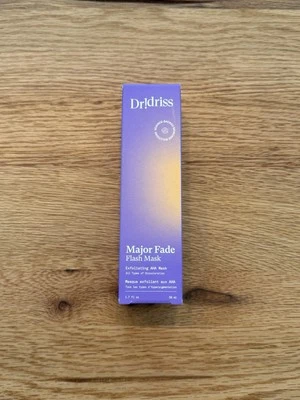 Dr Idriss Major Fade Flash Mask Exfoliating AHA Mask 50ml - Brand New Boxed