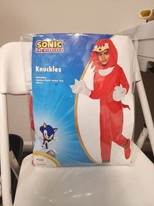 Spirit Halloween Kids Knuckles Jumpsuit Costume - Sonic the Hedgehog Medium - Picture 1 of 2