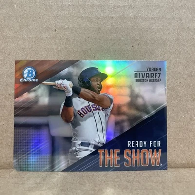 2019 YORDAN ALVAREZ BOWMAN CHROME RFTS-17 READY FOR THE SHOW ROOKIE RC CARD - Image 1 of 2