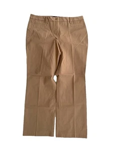 Talbots Pantalone Curvy Donna 16 Marrone Chiaro Nuovo con Etichette - Foto 1 di 5