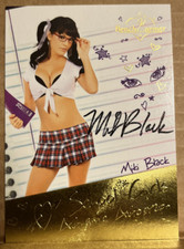 Miki Black 2014 Bench Warmer Hot for Teacher Autograph Card #69