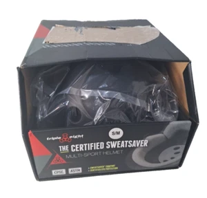 Neu mit Etikett Triple Eight The Certified Sweatsaver BMX-Helm Größe S/M (schwarz matt) 3601 - Bild 1 von 12